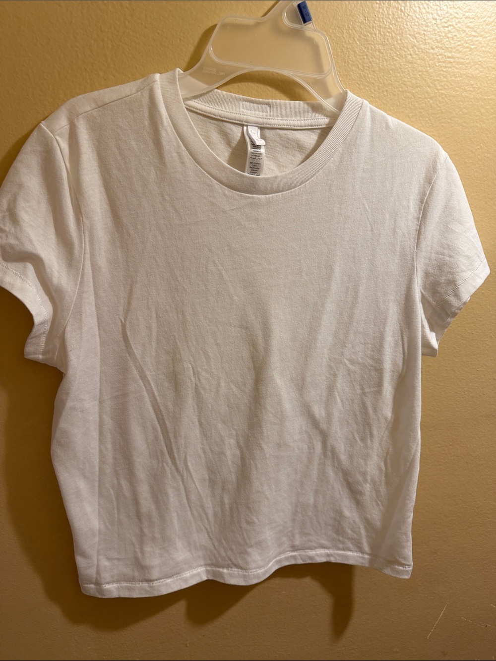 SkimsClassic Women's White Short Sleeve Crewneck Tee